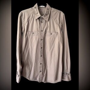 🚨⬇️🤑Dolce & Gabbana Men’s Long Sleeve Button-Up Shirt— luxury- 2 in 1